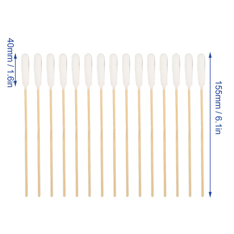 100Pcs Cotton Buds for Dogs and Cats, 6 Inch Long Qtips, Professional Dirt Removal Bamboo Stick Pet Lengthen Cotton Swabs for Cleaning Dog and Cat Ears, Apply Medicine, Clean Wound - PawsPlanet Australia