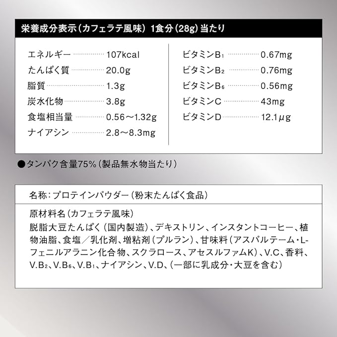 SAVAS Soy Protein 100 Cafe Latte Flavor 224g Meiji - BeesActive Australia