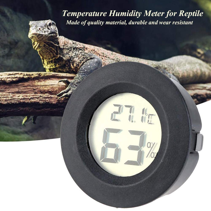 10-Pack Mini Thermometer Hygrometer, Small Digital Electronic Temperature Humidity Meters Gauge Indoor LCD Display for Greenhouse, Garden, Cellar, Fridge, Mason Jar - BeesActive Australia