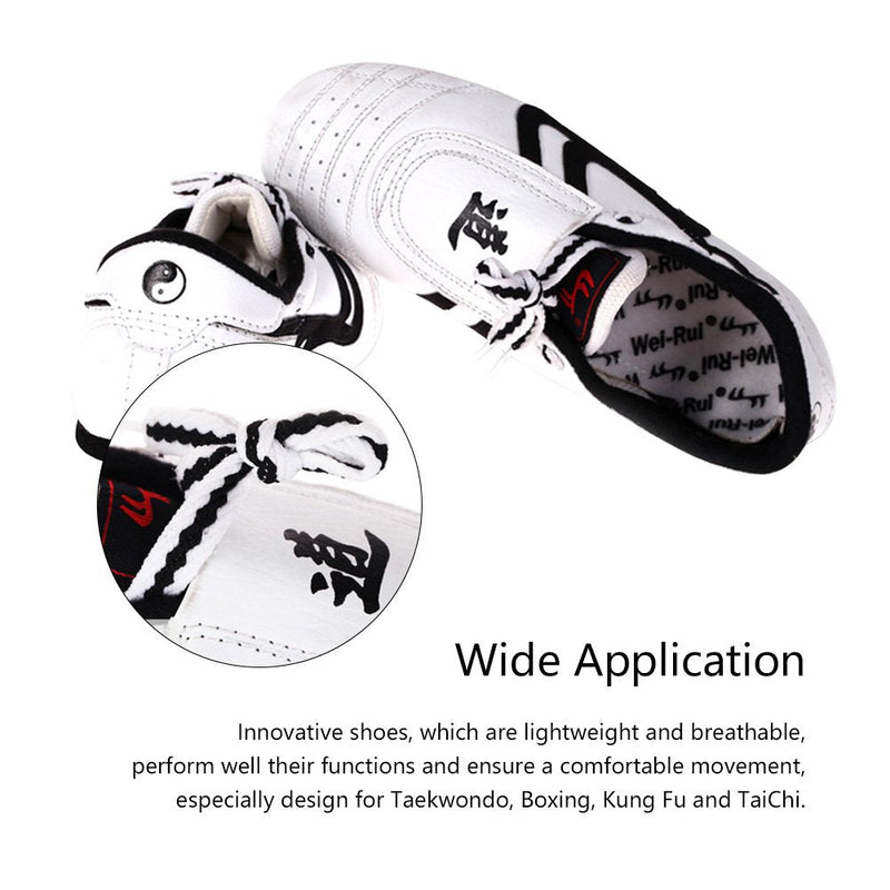 VGEBY Taekwondo Shoes, Adults Breathable Non-Slip Taekwondo Sport Shoes 6 Women/5.5 Men Same Color of the Photo