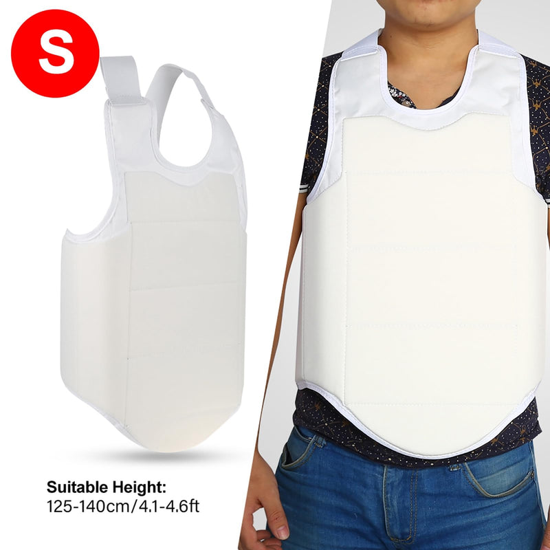 Yctze Unisex Karate Chest Guard Vest for Adults and Kids, Taekwondo Breast Protector Accessory, Ideal for Boxing and Karate Training Small S - BeesActive Australia