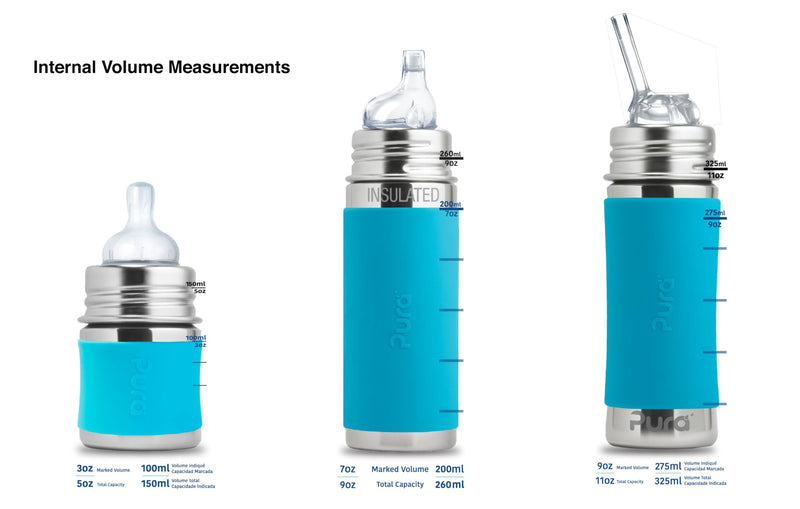 Pura Kiki Bottle Replacement Nipple 2-Pack - 100% Medical-Grade Silicone, Anti-Colic, NonPlastic - Suitable for Infants & Babies 6+ Months (Y-Cut) 2 Count (Pack of 1) Y Cut Flow (6+ mths) - BeesActive Australia
