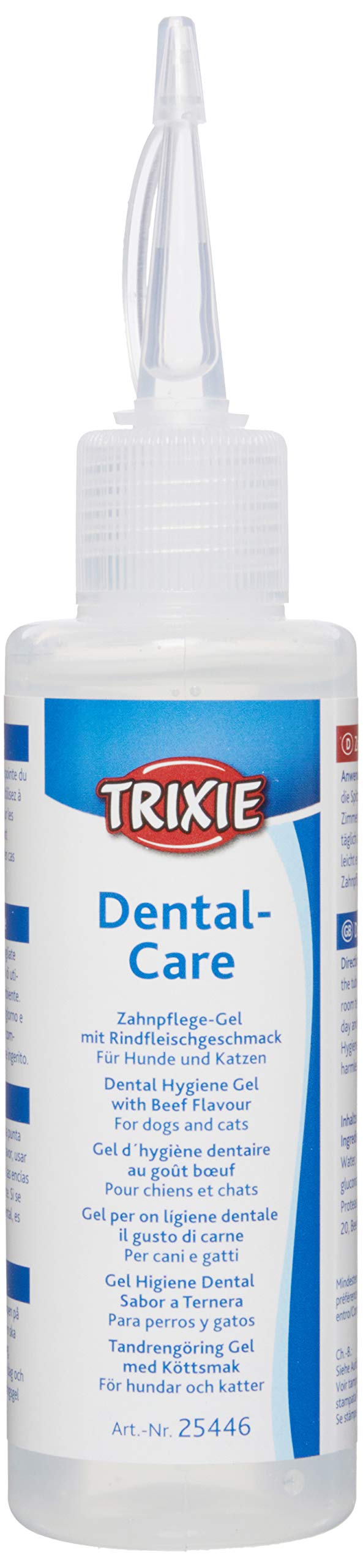 TRIXIE Dental Hygiene Gel With Beef Flavour, Dog/Cat