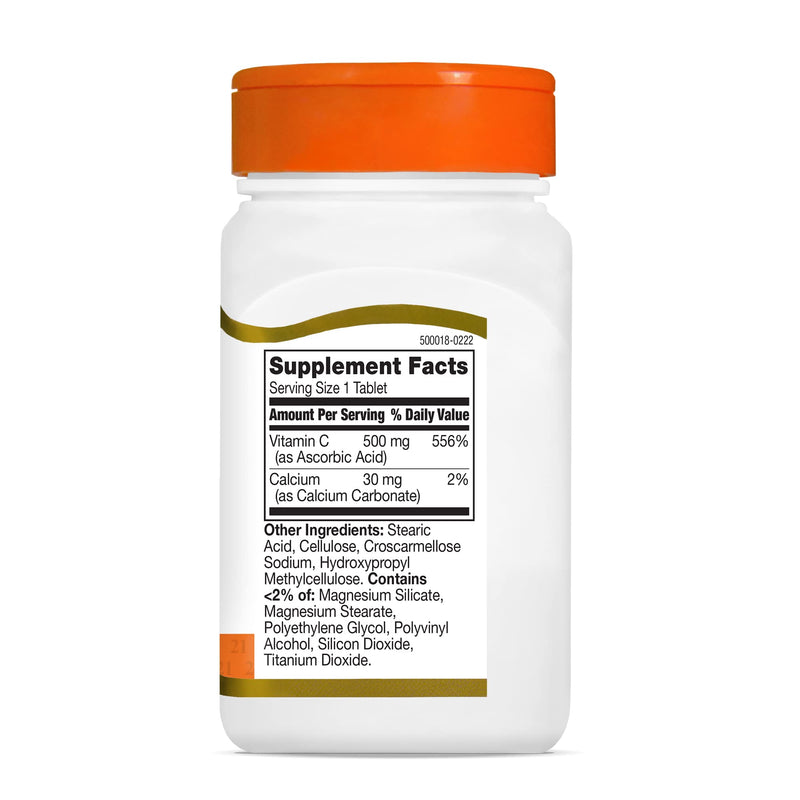 21st Century C 500 Mg Tablets, 110 Count (Pack of 2)