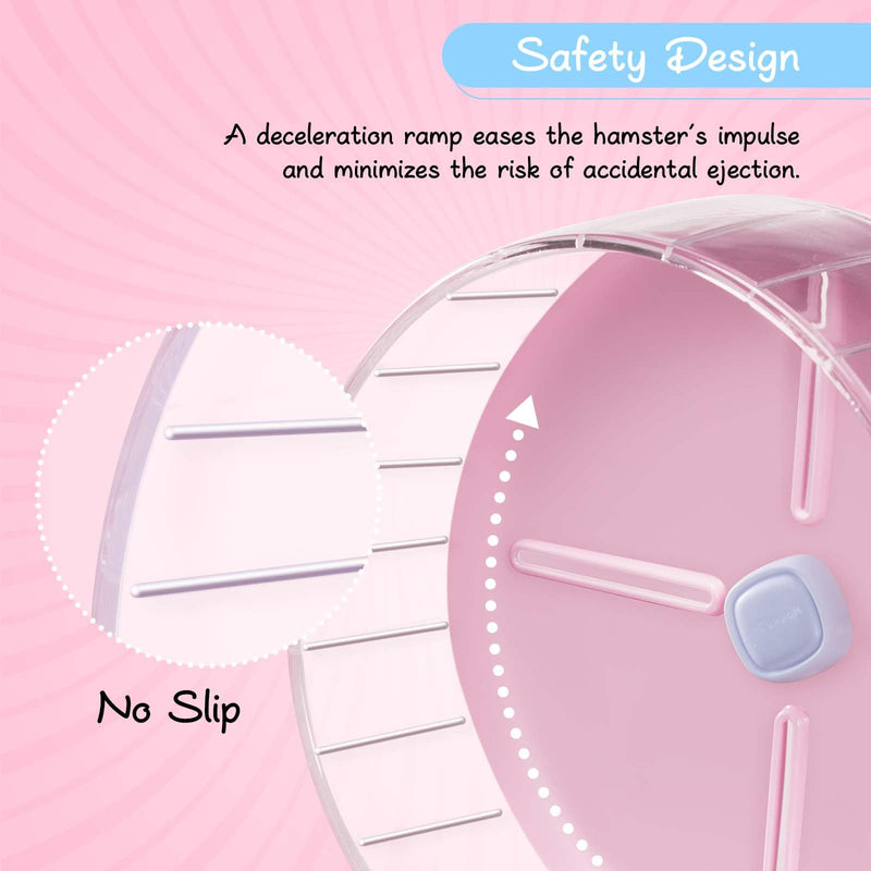 Hamster Wheel, Silent Hamster Wheel, 7.5 inch Durable Mice Running Wheel Height Adjustable, Quiet Hamster Wheel Hamster Toys for Hamsters, Gerbil, Hedgehog, and Other Small Pets - BeesActive Australia