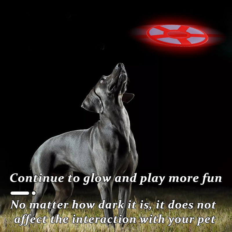 2025 Glow in The Dark Toys,Dog Flying Disc, Dog Ball,Interactive Dog Toys,Indestructible Dog Toy,Glow in The Dark Chuck it Ball - BeesActive Australia