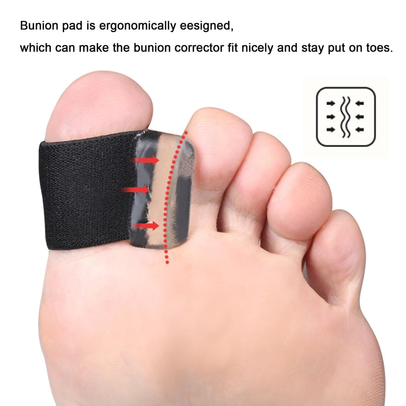 Big Toe Separator,Bunion Corrector,Toe Spacers,Hallux Valgus Splint,Toe Protector Relief Pain from Bunion, Overlapping, Drifted Toe or other Discomfort Large Beige - BeesActive Australia