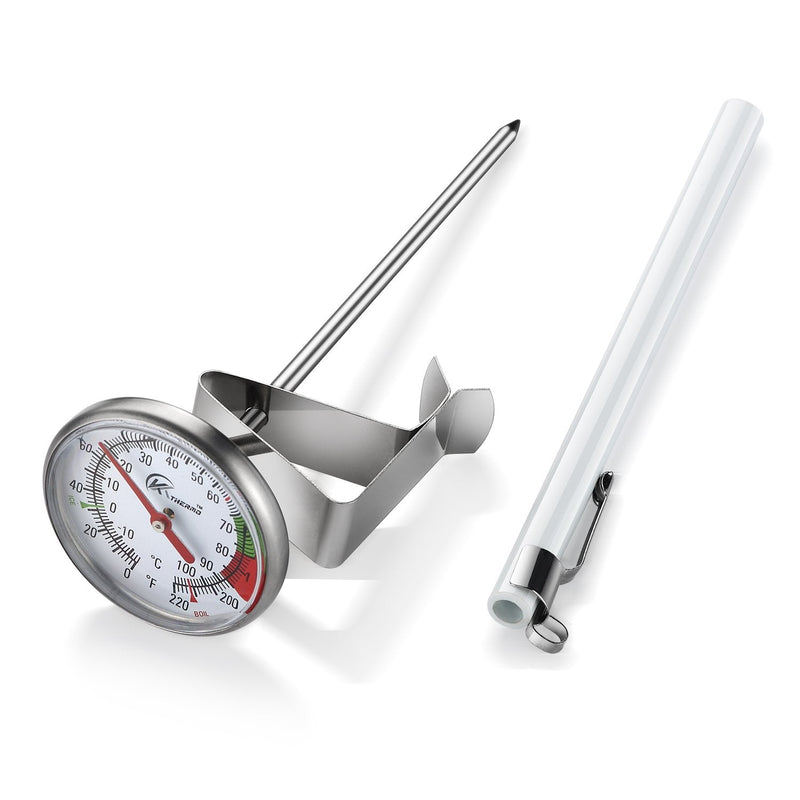 KT THERMO Instand Read 2-Inch Dial Thermometer,Best for The Coffee Drinks,Chocolate Milk Foam 0~220℉ - BeesActive Australia