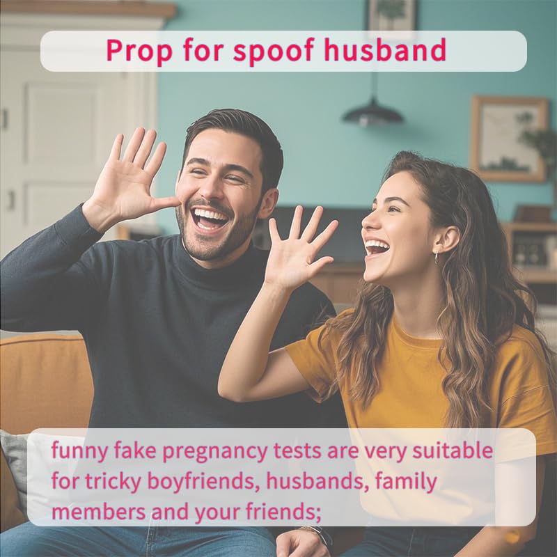 3 Pcs Fake Prank Joke Pregnancy Test Always Positive Any Regnancy Test to Be Positive Funny Fake Prank Pregnancy Test Trick Joke Toys cluding 3 Small Urine Cups - BeesActive Australia