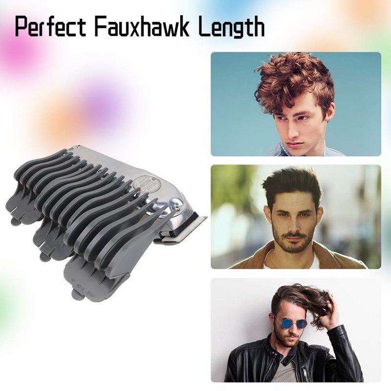 Professional Hair Clipper Combs Guides, Hair Clipper Guards 1 & 1/4" 1 & 1/2" 2", Mega NO.16 NO.12 NO.10 fits for most Wahl Clippers (NO.10+NO.12+NO.16, Gray) 3 Count (Pack of 1) - BeesActive Australia