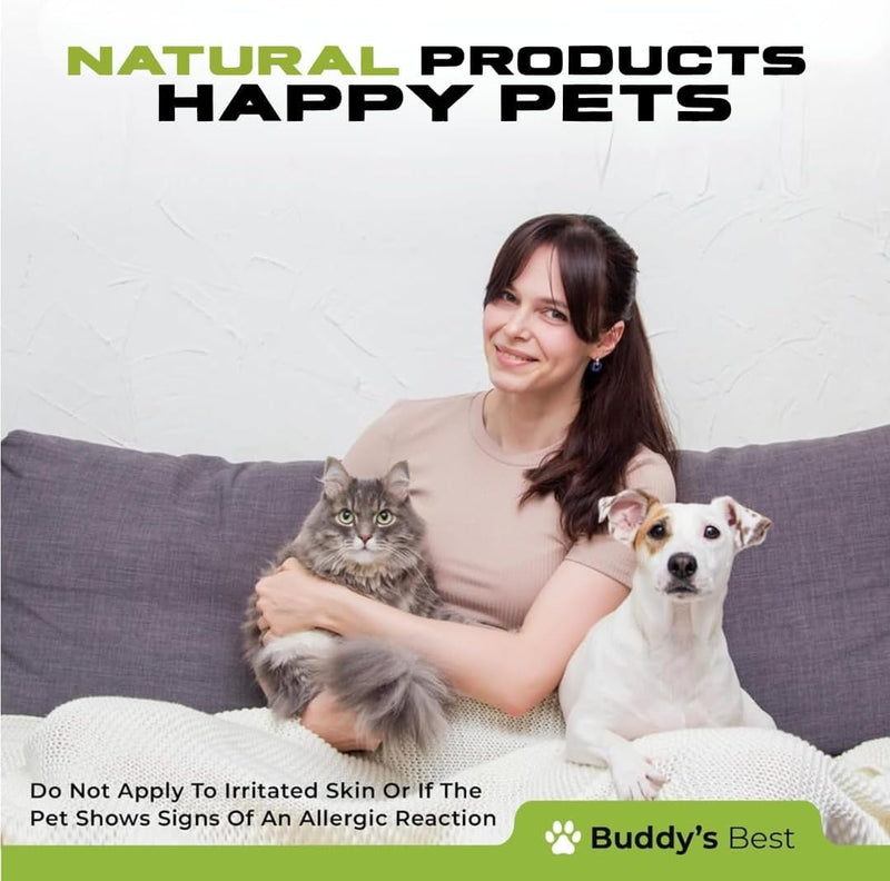 Wormwood Neck Drops for Cats & Dogs – Natural Coat Care Formula | Digestive Intestinal Support Supplement Drops | Plant-Based Topical Solution | Easy Application | Suitable for All Breeds – 50ml Pack of 1