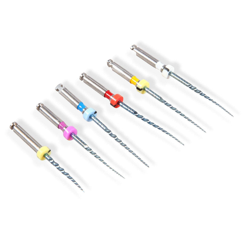 NSKI 30Pcs/ 5Pack Universal Endodontic Niti Rotary File Engine Tips 25mm