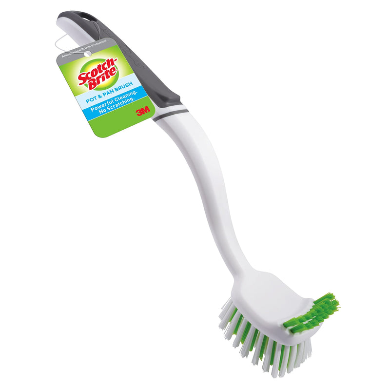 Scotch-Brite Pot and Pan Brush, Dish Brush for Cleaning Kitchen and Household, Dish Brushes Safe for Cookware and More, 4 Dish Brushes Pot, Pan and Dish Brush - BeesActive Australia