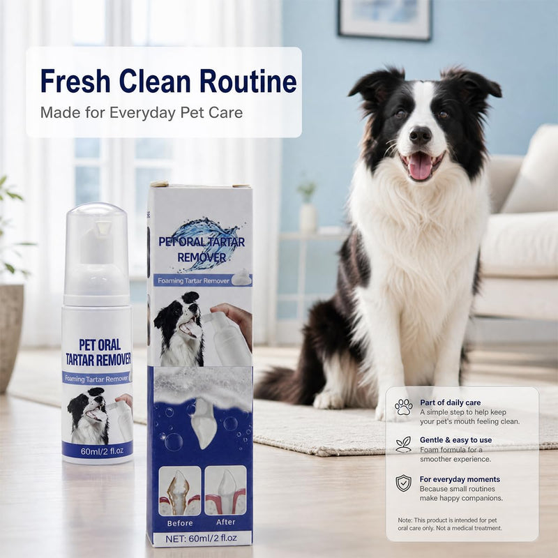 Aiwejay Pet Dental Spray for Dogs & Cats, Oral Care Breath Freshener Spray for Pets, Easy No-Brush Teeth Cleaning Support, Fresh Mouth Care for Dogs & Cats, 2 Pack