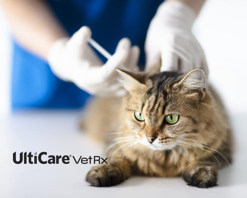 UltiCare VetRx U-40 3/10cc Pet Insulin Syringes - 3/10cc, 29G x 1/2’’, HALF UNIT Markings, 100 ct, Comfortable and Accurate Dosing, Compatible with Any U-40 Strength Insulin
