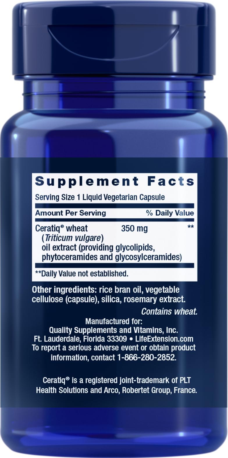 Life Extension Skin Restoring Ceramides, 30 Liquid Vegetarian Capsules (Pack of 2)