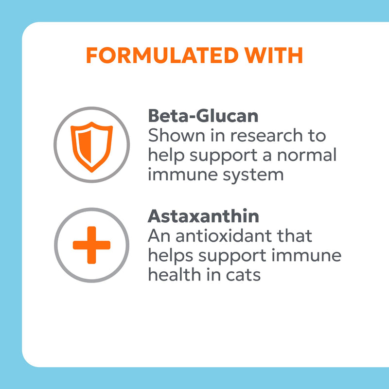 Nutramax Imuquin Immune Health Supplement for Cats, with Astaxanthin and Beta Glucans, 30 Sprinkle Capsules 30 capsules