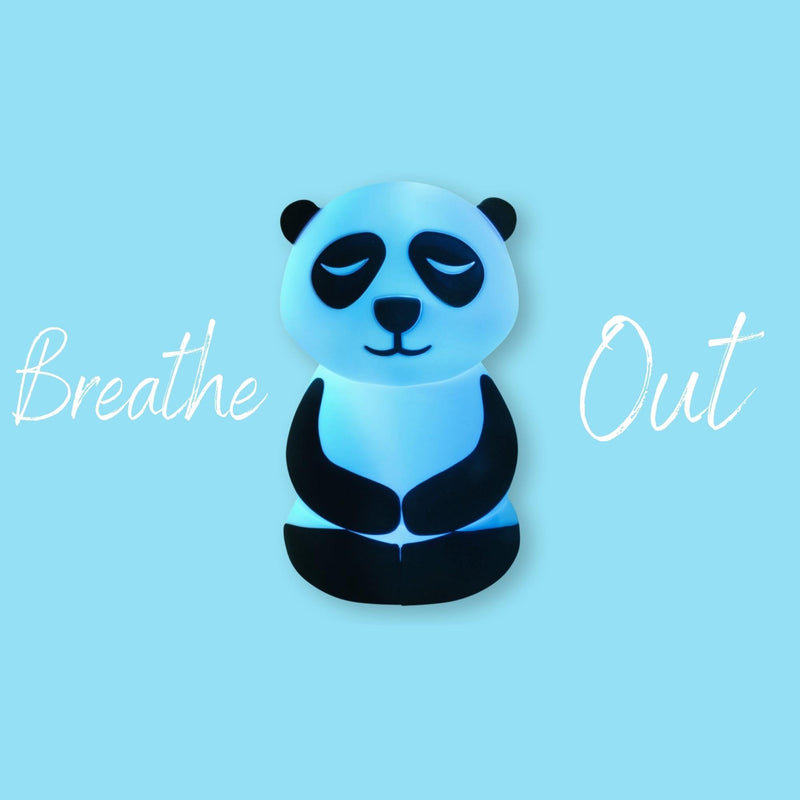 Calm Collective Peaceful Panda Breathing Trainer Light for Calming Stress, Anxiety Relief Items for ADHD, Mindfulness Meditation Tools for Depression, Great Self Care and Mental Health Gifts - BeesActive Australia