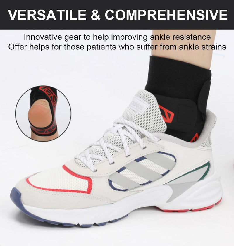 SUJAYU 2 Pack Ankle Brace & Elastic Supports for Men & Women, Ankle Support Ankle Compression Sleeve, Plantar Fasciitis Relief Achilles Tendonitis Brace Achilles Tendonitis Wrap (Pink, S/M) Pink - BeesActive Australia