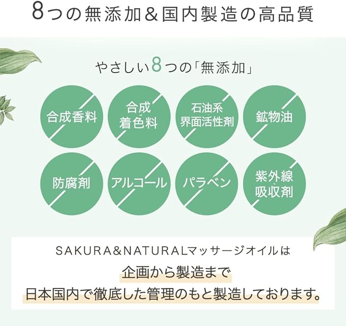 SAKURA & NATURAL Basic Oil Set of 4 Types (3.4 fl oz (10 ml) x 4 Types), Trial, Moisturizing, Dry Skin, Massage Oil, Unscented, Body Oil, Face, Feet, Legs - BeesActive Australia