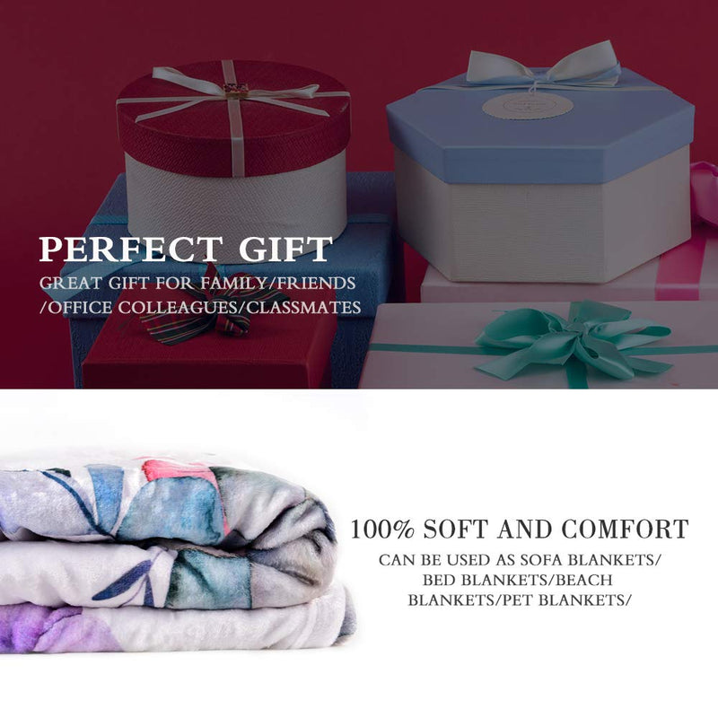 60 x 80 Inch Two Beautiful Horse Pattern Super Soft Throw Blanket for Bed Sofa Lightweight Blanket for All Seasons Pattern8 - BeesActive Australia