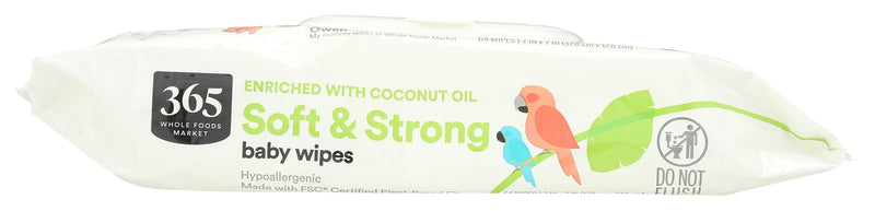 365 by Whole Foods Market, Coconut Baby Wipes, 64 Count - BeesActive Australia