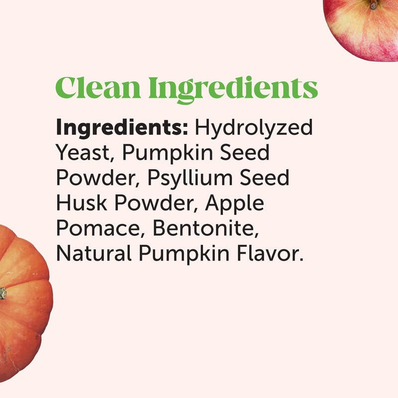 Pet Honesty Pumpkin Fiber Powder Supplement for Dogs - All Natural Dog Probiotic with Psyllium Husk, Pumpkin Seeds and Apple Pectin for Healthy Digestion (90 Scoops) 90 Scoops Powder