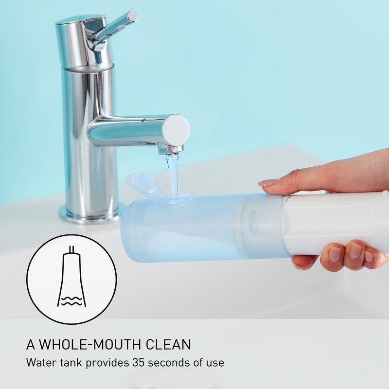 Panasonic Water Flosser for Travel, Cordless Portable Oral Irrigator with Two Water Pressure Settings, Collapsible Water Tank - EW-DJ11-A - BeesActive Australia