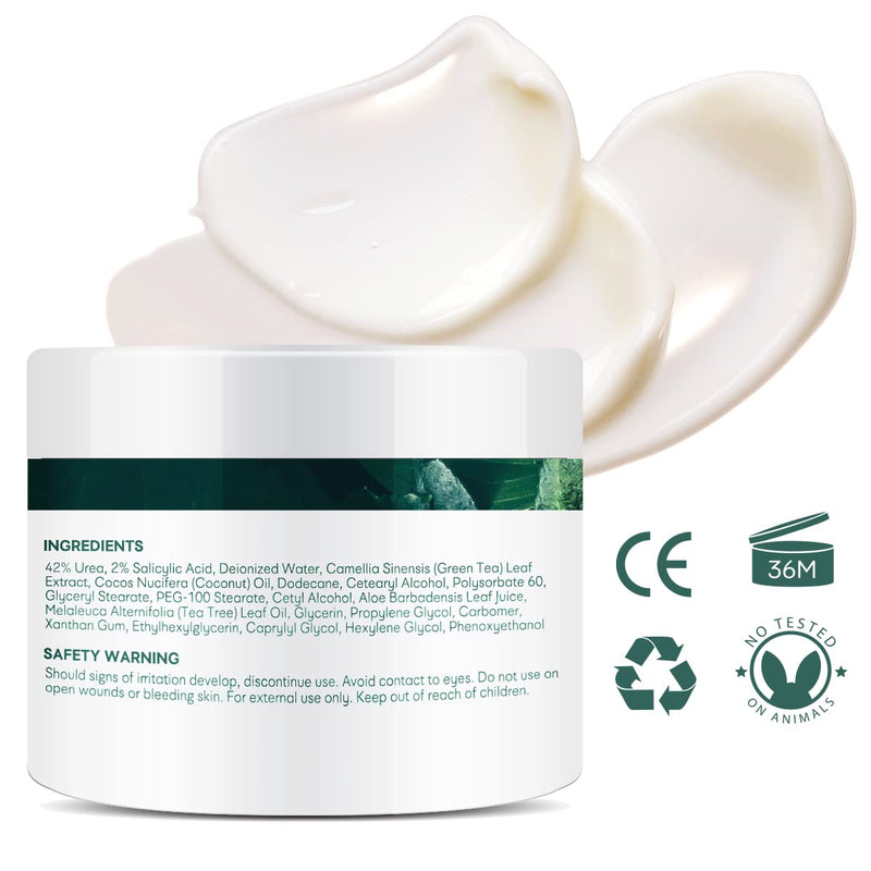 Urea cream 40 perent for feet: Maximum Strength Urea lotion -For Callus and Cracked Heels Treatment-Rough Thick Skin for foot- Crema 5.29 oz.(150g) 5.29 Ounce (Pack of 1)