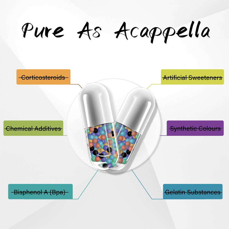 ACAPPELLA Prebiotics Probiotic for Women Green Superfood Fruit and Veggies Supplement 丨 Digestive Enzymes Capsule - 120 Count