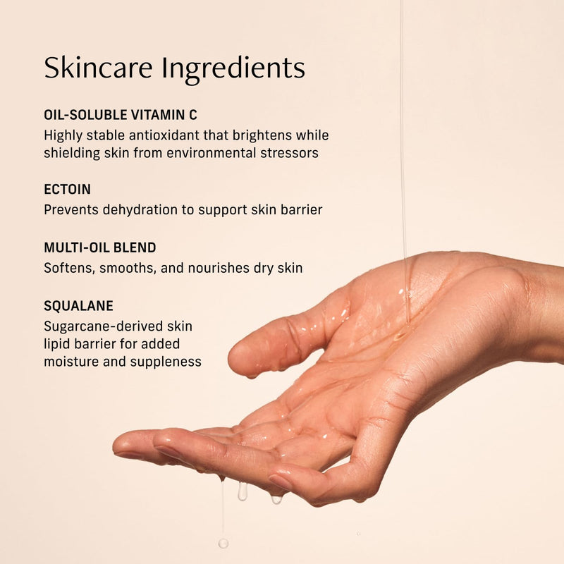 CYKLAR Vitamin C Body Oil for Women and Men. Moisturizing Naked Neroli Scented Body Serum for Glowing Skin. Nourishing, Hydrating After-Shower and Bath Skin Care Moisturizer, 4.2 Fl Oz