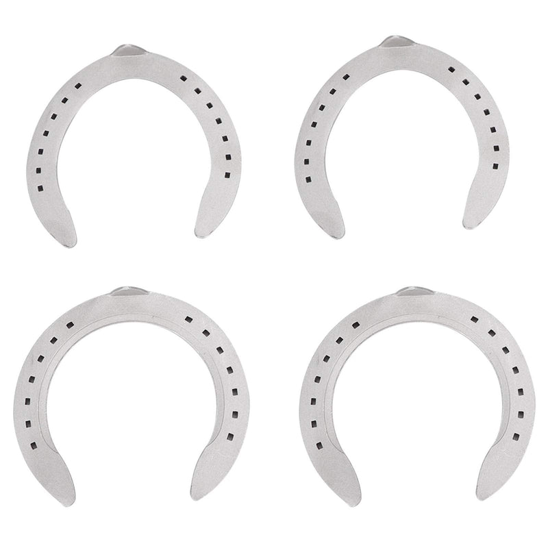 Fdit 4Pcs Aluminium Alloy Horseshoes Horse Riding Tool Equipment Accessories(3#) - BeesActive Australia