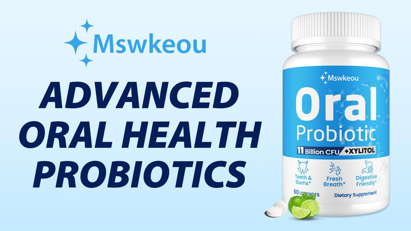 Oral Probiotics for Bad Breath Treatment for Adults, Oral Health, 2 Pack 60 Count (Pack of 2)