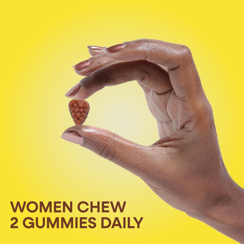 Nature's Way Alive! Women’s Multivitamin Gummy, Vitamins A, C, D3, E, 60ct | Berry Flavored, Daily Chewable Multivitamins for Women, B-Vitamins, Supports Immune, Heart, & Muscle Function* 60 Count (Pack of 1)