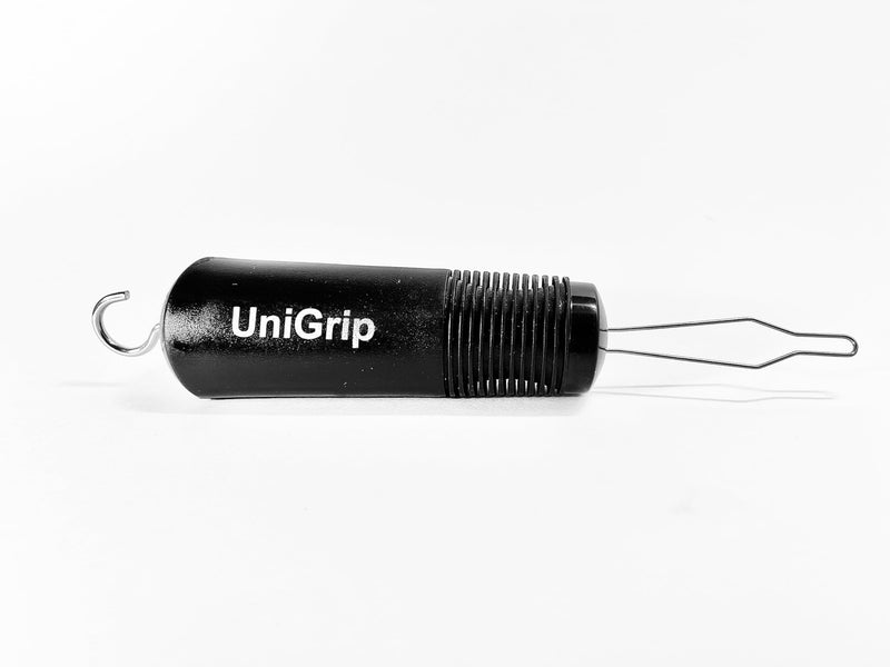 UniGrip 2 in 1 Button Hook and Zipper Pull. One Hand Button aid Dressing Assist Device. Adaptive aid Helps with Dressing oneself After arm Injury, Arthritis, Stroke, Parkinson's or Other Disability.