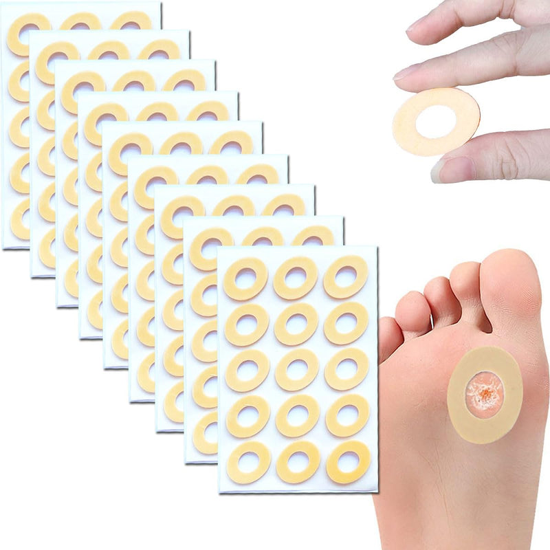 200 Pieces Corn Cushions, Self-Stick Adhesive Callus Cushions Oval Corn Foam Pads to Pad and Reduce Pressure from Corns - BeesActive Australia