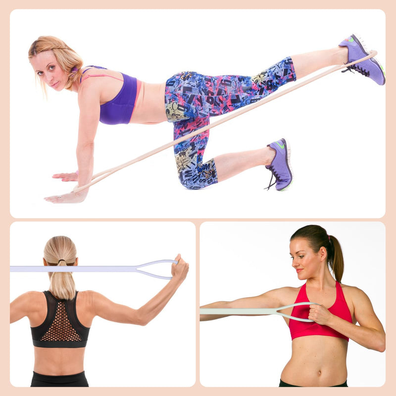 2025 Upgraded Figure 8 Resistance Band for Physical Therapy, Shoulder Back Arm Exercise Bands, 3 Resistance Levels for 15 25 35 Lb for Adult Elderly Kids