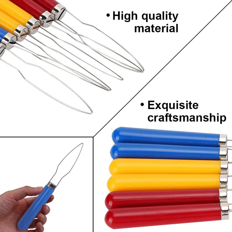 2 Pcs Button Hooks, One Hand Buttons Aids, Bright Dressing Aid Device Tools, Button Assist Devices with Comfort Grip Handle for Arthritis, Parkinsons, Independent Living(Random Colours) 2 Pcs - BeesActive Australia