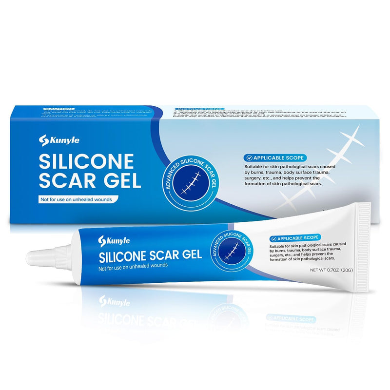 Silicone Scar Gel, Scar Cream, Advanced Scar Stick for Surgical Scars, Stretch Marks, Keloid Bump Removal, Old and New Scars 0.70oz (20g) 0.7 Ounce