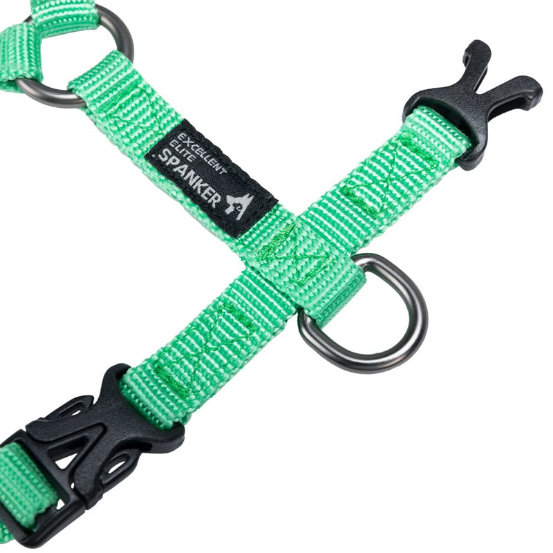 EXCELLENT ELITE SPANKER Adjustable Cat Harness No Pull Kitten Harness Pet Harness for Small Medium Large Kittens (GRN) Green - BeesActive Australia