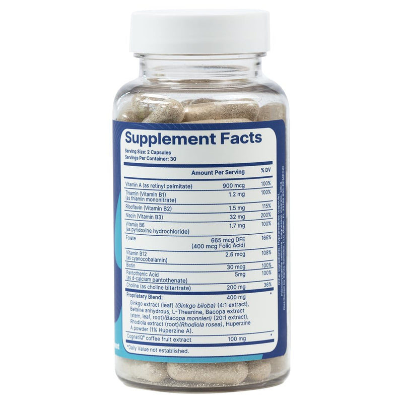 Santo Remedio Memoria, Brain Health Booster, Helps Strengthen Neural Connections, Helps Improve Attention, Memory, and Concentration, 30 Servings, Gluten Free, Non-GMO - BeesActive Australia