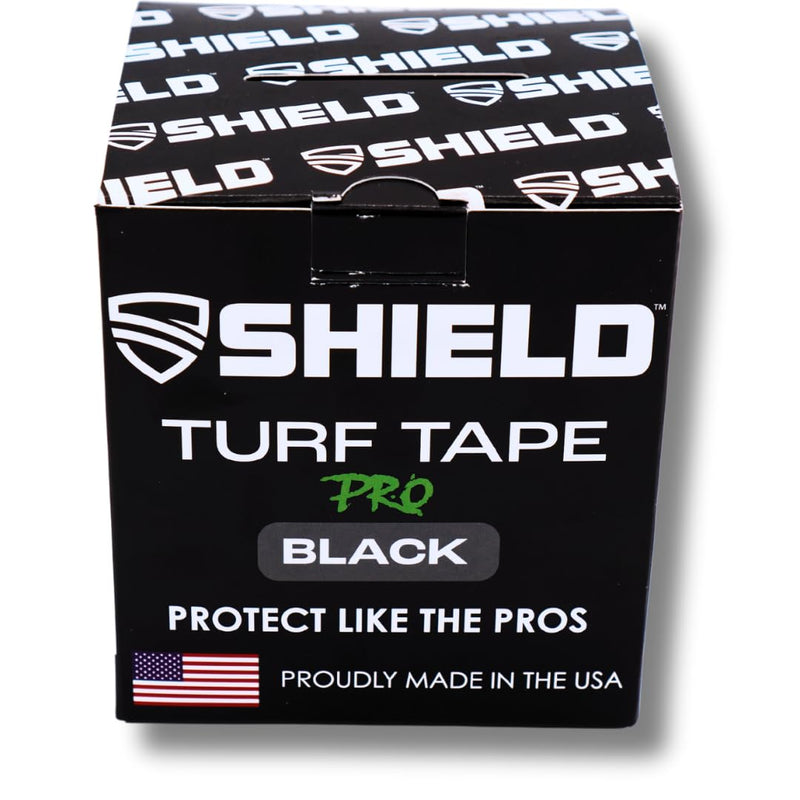 SHIELD Turf Tape Football – USA Made – 30 Ft, Flexible Arm Protection, Sweatproof Athletic Tape, Durable 4-Way Stretch – Black - BeesActive Australia