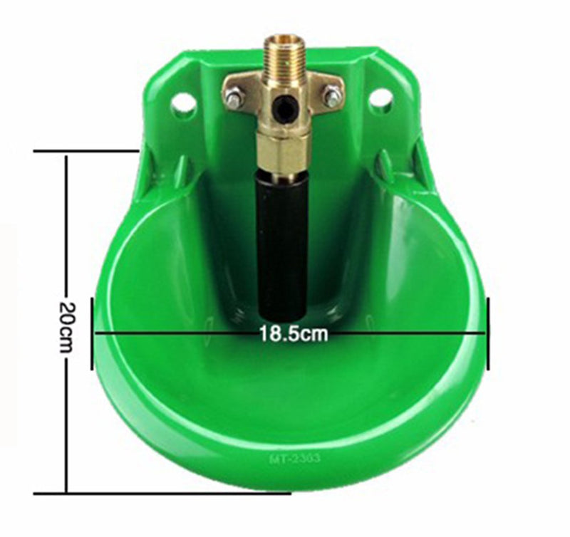 Automatic Goat Waterer Sheep Water Bowl Drinker Water Trough Cups for Goat Calves Cattle Pig Dog Piglets Livestock Wateing Syatem with Brass Water Valve - BeesActive Australia