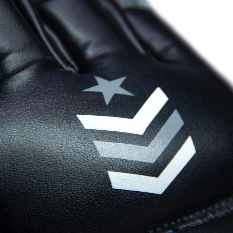Revgear Premier MMA Grappling Gloves | Multi-Purpose, MMA, Kickboxing, Martial Arts and Boxing | Comfortable and Durable Gray/Black Medium