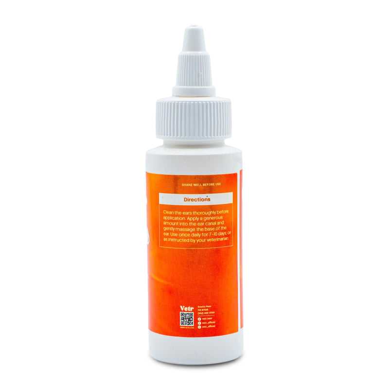 vetr Anti-Itch Ear Drops for Dogs - Topical Ear Comfort Support Solution - 2 oz (60mL) - Vet-Formulated in USA