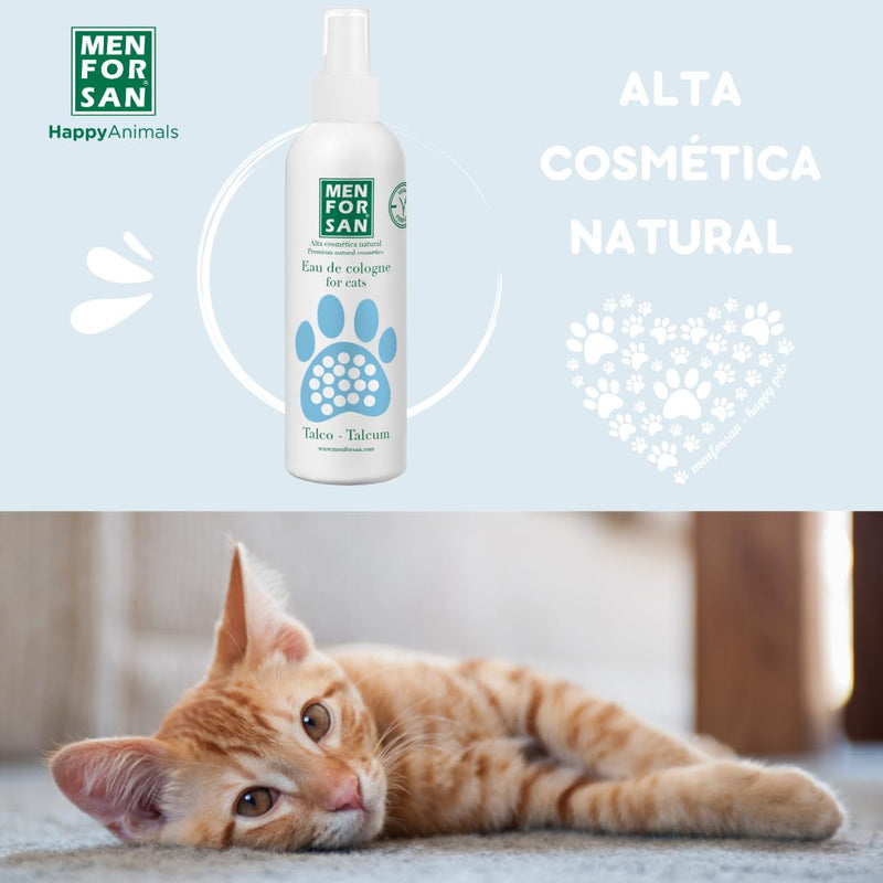 MENFORSAN Eau de Cologne Talcum for Cats 125 ml, provides a very pleasant smell, deodorizing effect - BeesActive Australia