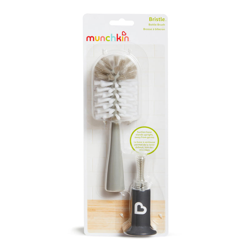 Munchkin® Bristle™ Bottle Brush, Modern Design, Grey