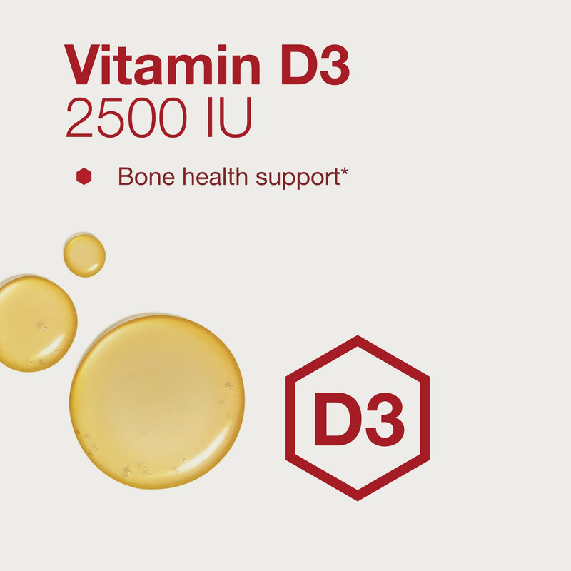 PROTOCOL FOR LIFE BALANCE Liquid D3 & MK-7, Bone Health*, 1 fl oz | 5 Drops for Bone and Heart Health Support*, 100 mcg Vitamin K2, Free of Dairy, and Soy