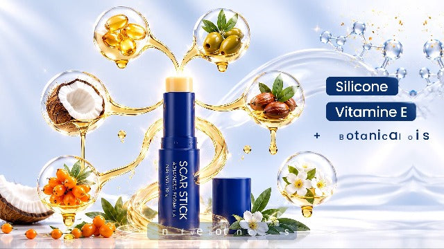 Advanced 100% Silicone Scar Stick - Scar SkinCare Stick 10g x 2 Sticks Advanced 10g x 2 Sticks