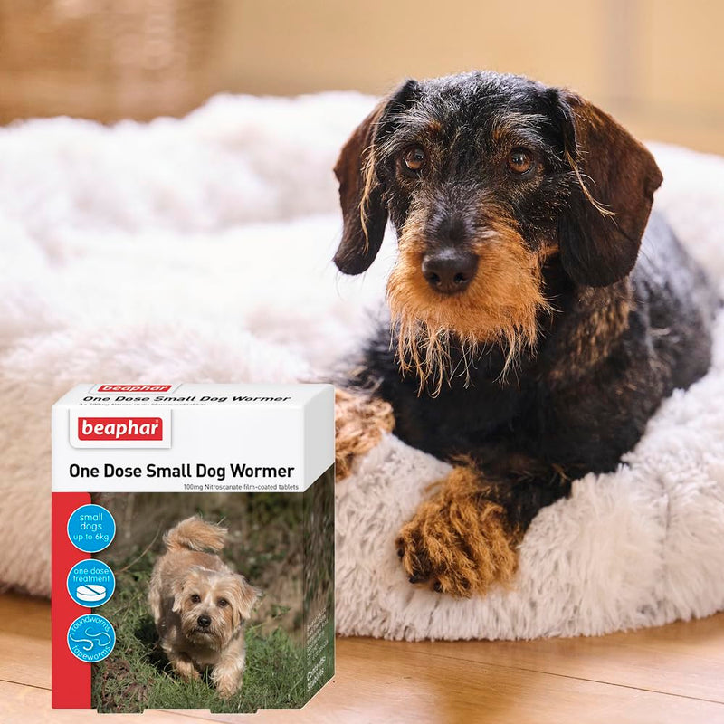 Beaphar One Dose Wormer for Small Dogs 3 Tablets (Pack of 3)